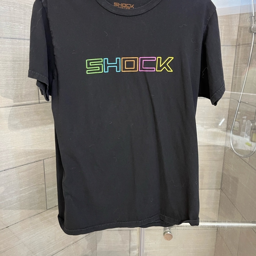 G-Shock Black Tee with Rainbow Outlined Logo - Picture 2 of 5